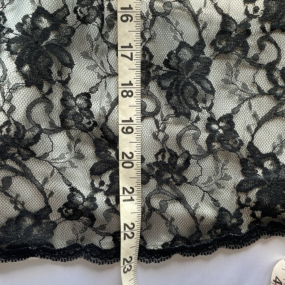Victorias Secret Babydoll Black Lace & Satin Cami Nightie & Panty Lingerie Set - Picture 11 of 16